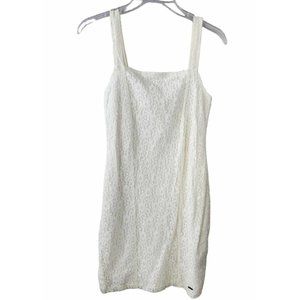 Hollister Y2K Summer Lace Mini Cream Dress sz Small